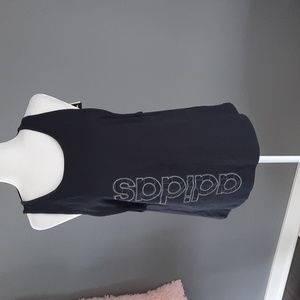 adidas workout tank with open back